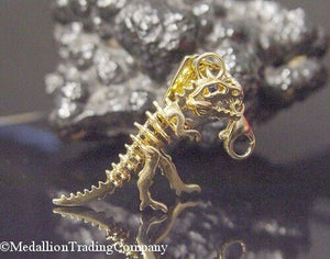 Rare 14K Solid Gold Coach Large Rexy Dinosaur Charm Limited Edition 55/75 12 gr